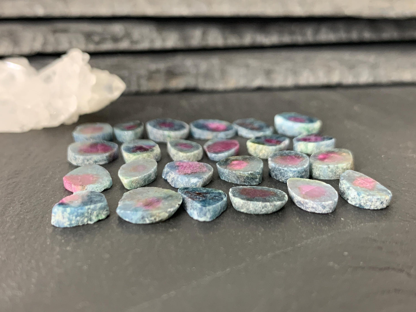 Watermelon Ruby 9-10mm long slice