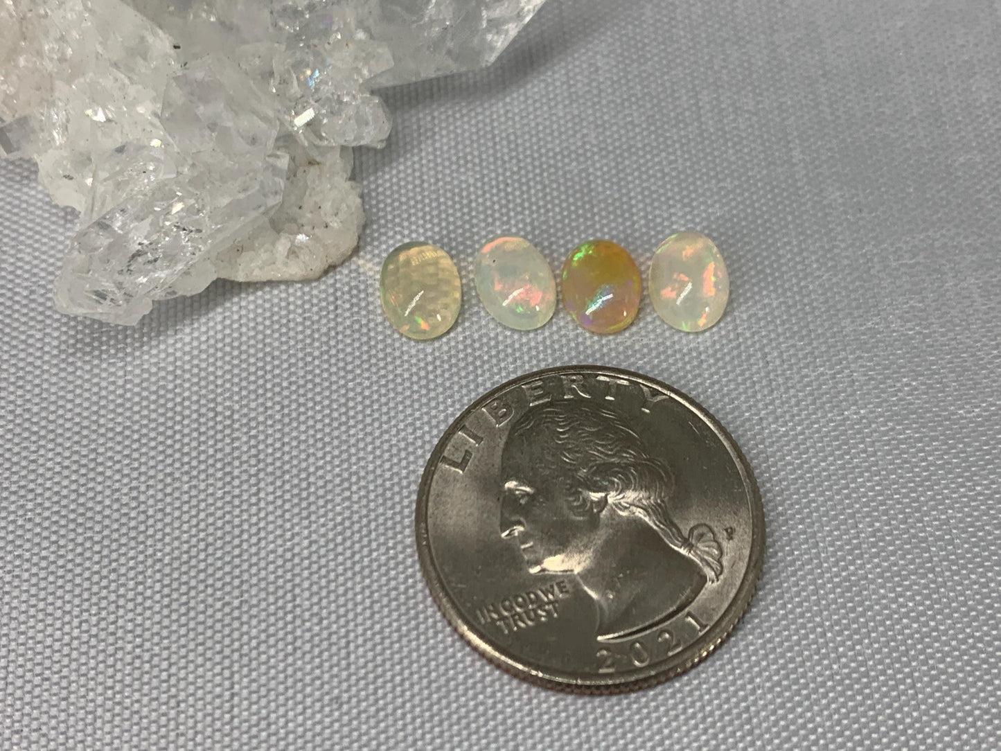 Ethiopian Opal 6x8mm cabochon