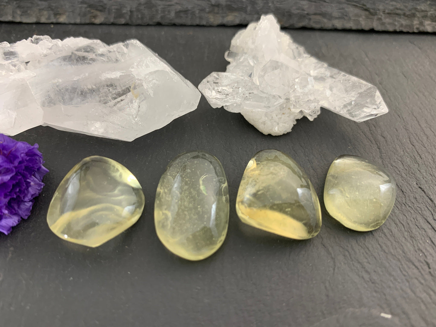 Libyan Desert Glass 18-24mm long cabochon