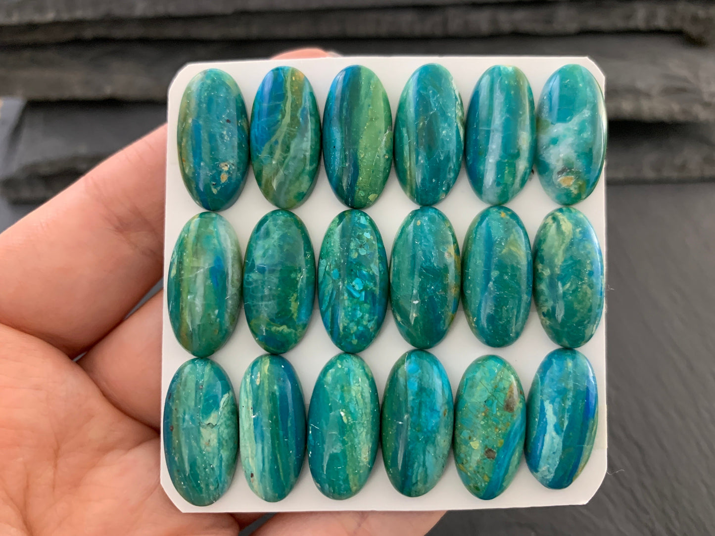 Opaline oval 10x20mm cabochon - Calibrated cabochons