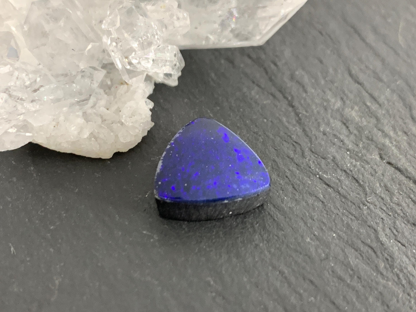 Australian Opal doublet 11x12x3.5mm cabochon