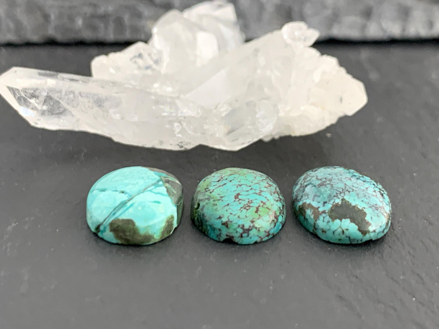 Tibetan Turquoise oval 10x14mm cabochon- Select your cabochon