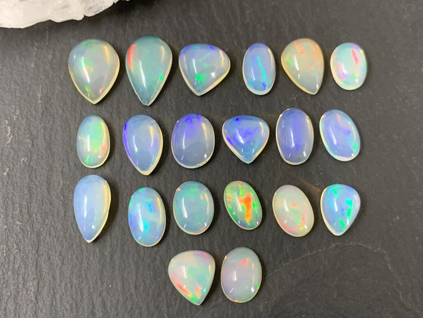 Ethiopian Opal 9-12mm long cabochon
