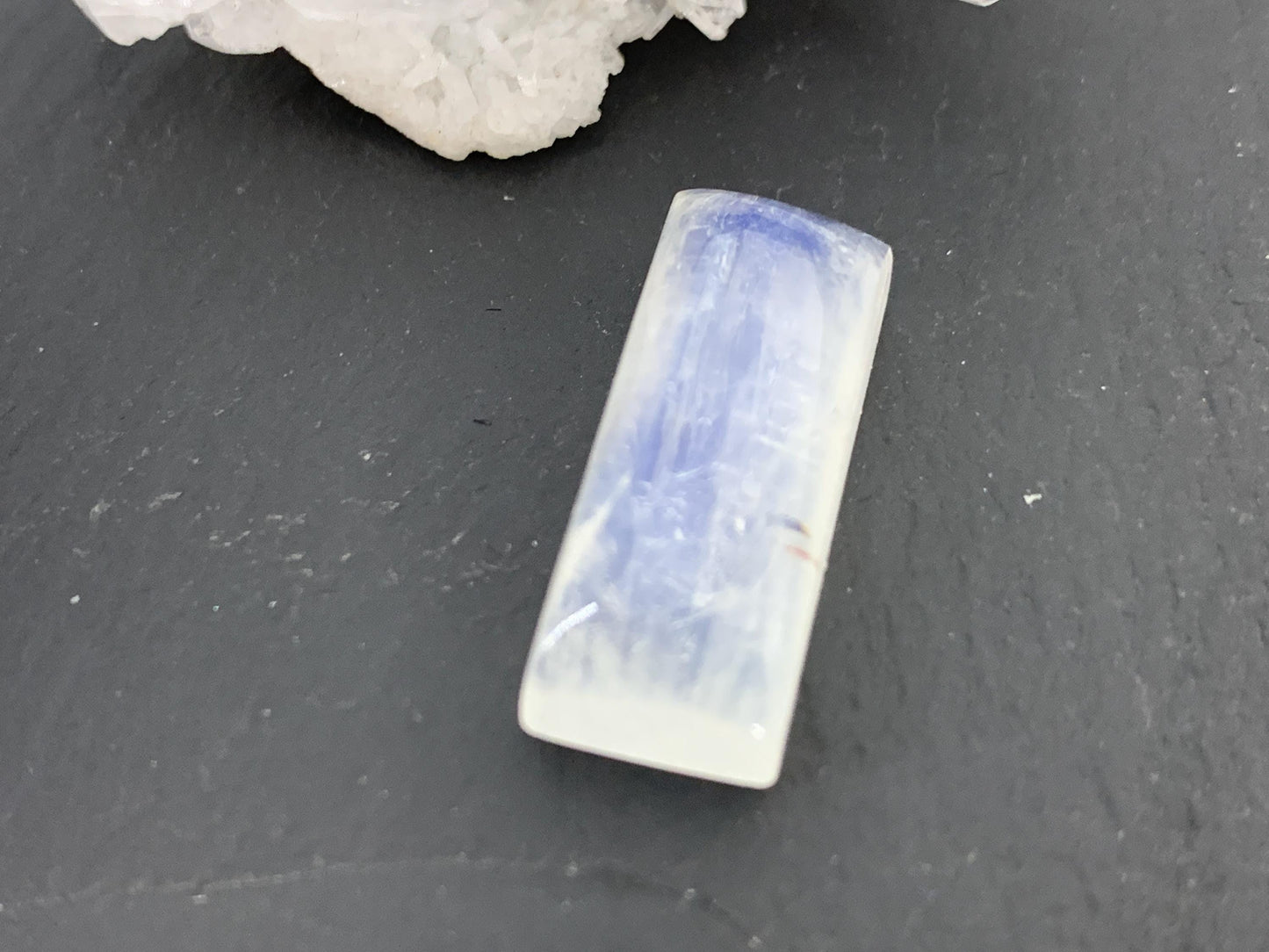 Rainbow Moonstone 22x9x8mm cabochon