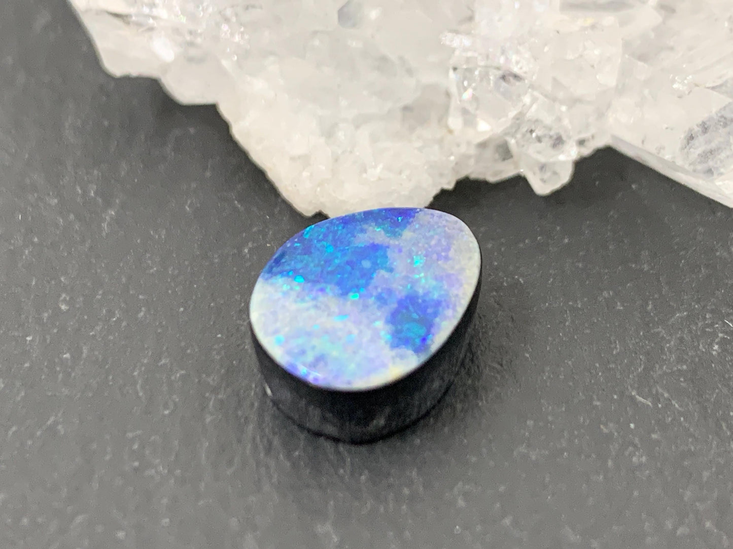 Australian Opal Doublet 10x13x4mm Cabochon