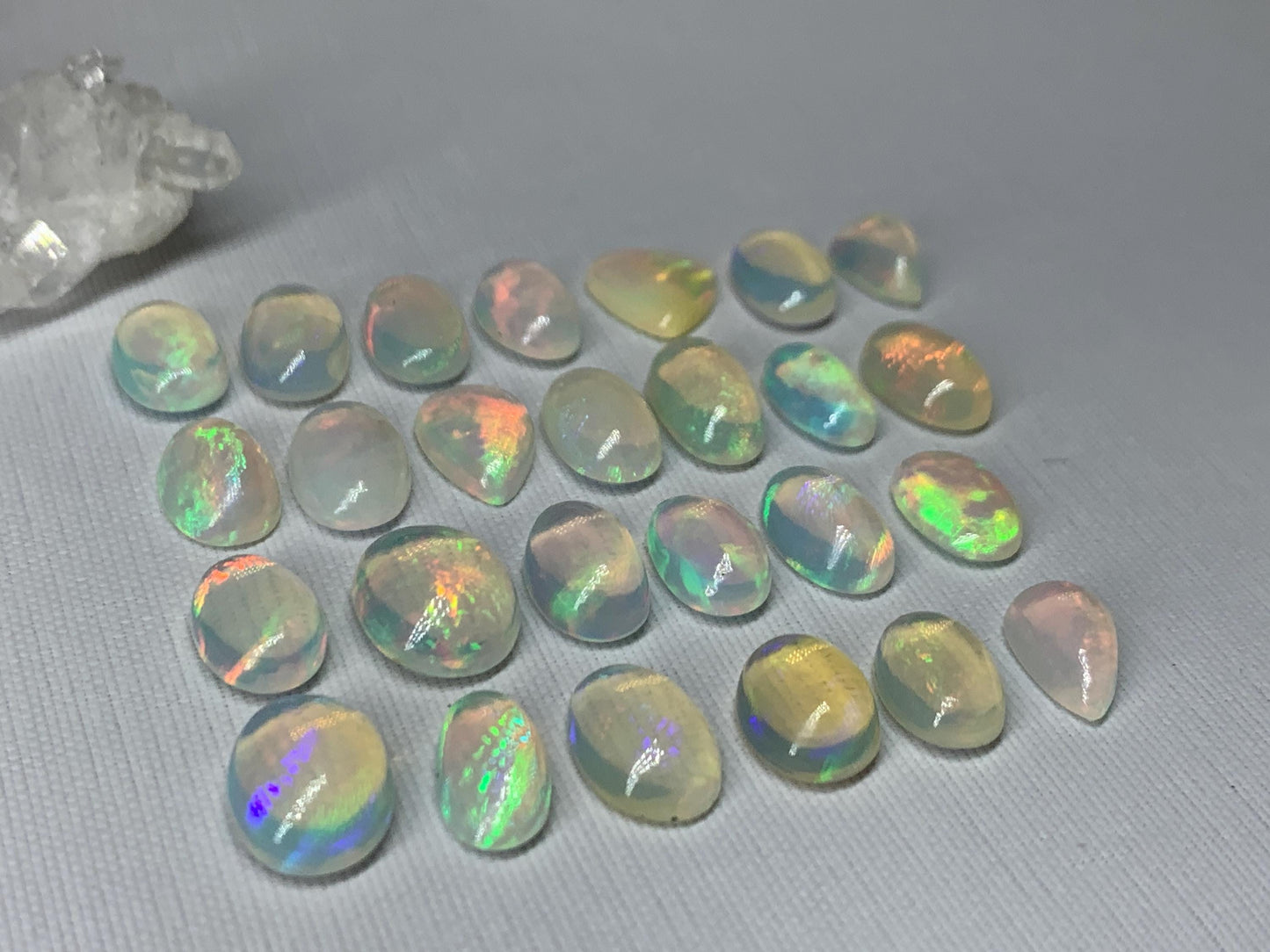 Ethiopian Opal 10-11mm long cabochon