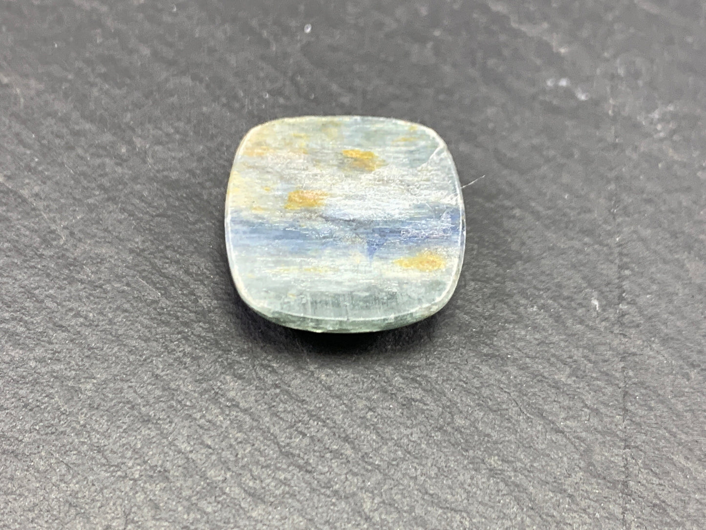 Kyanite square cushion 15mm cabochon - Calibrated cabochons