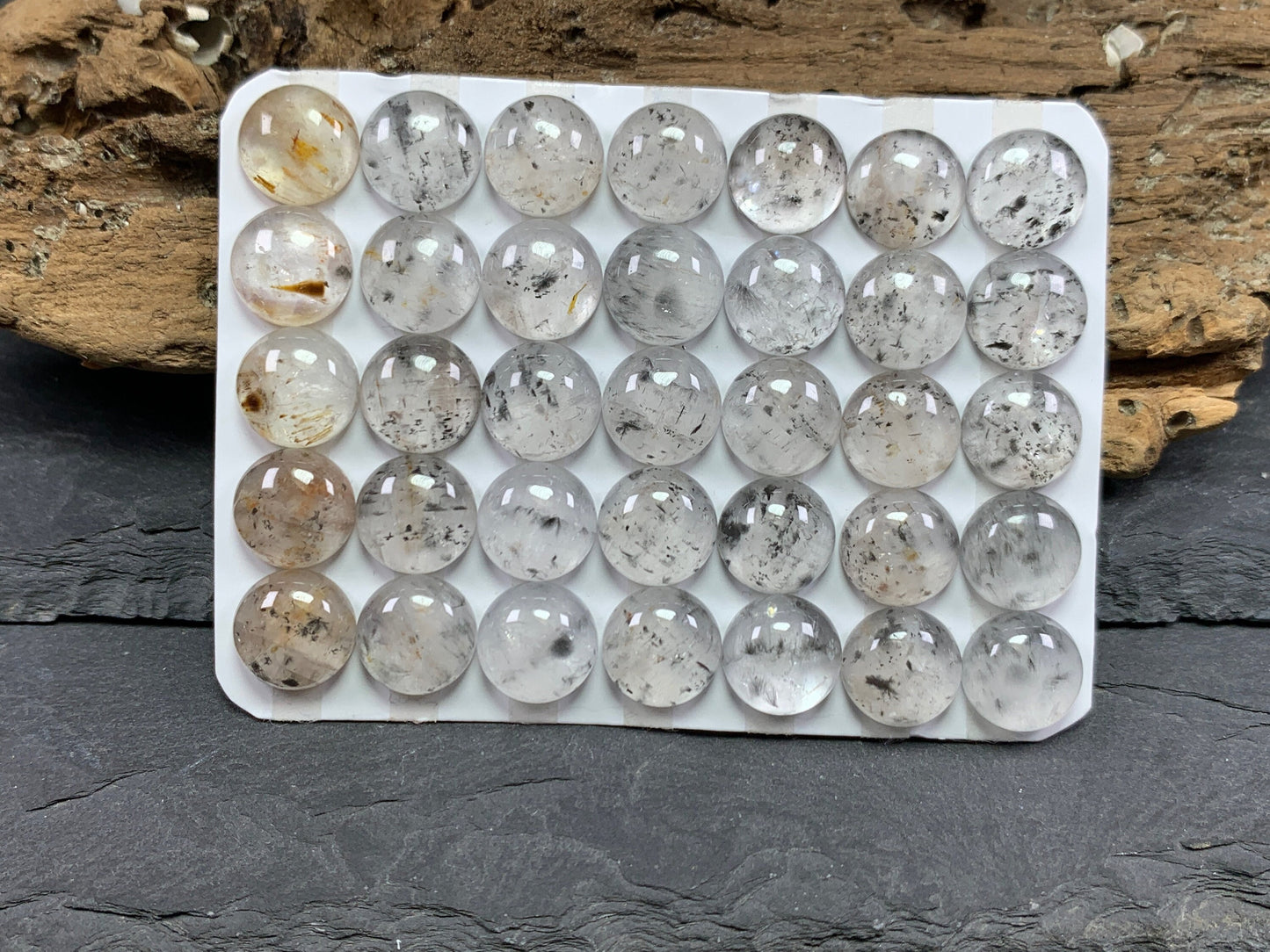 Super 7 round 10mm cabochon - Calibrated cabochons