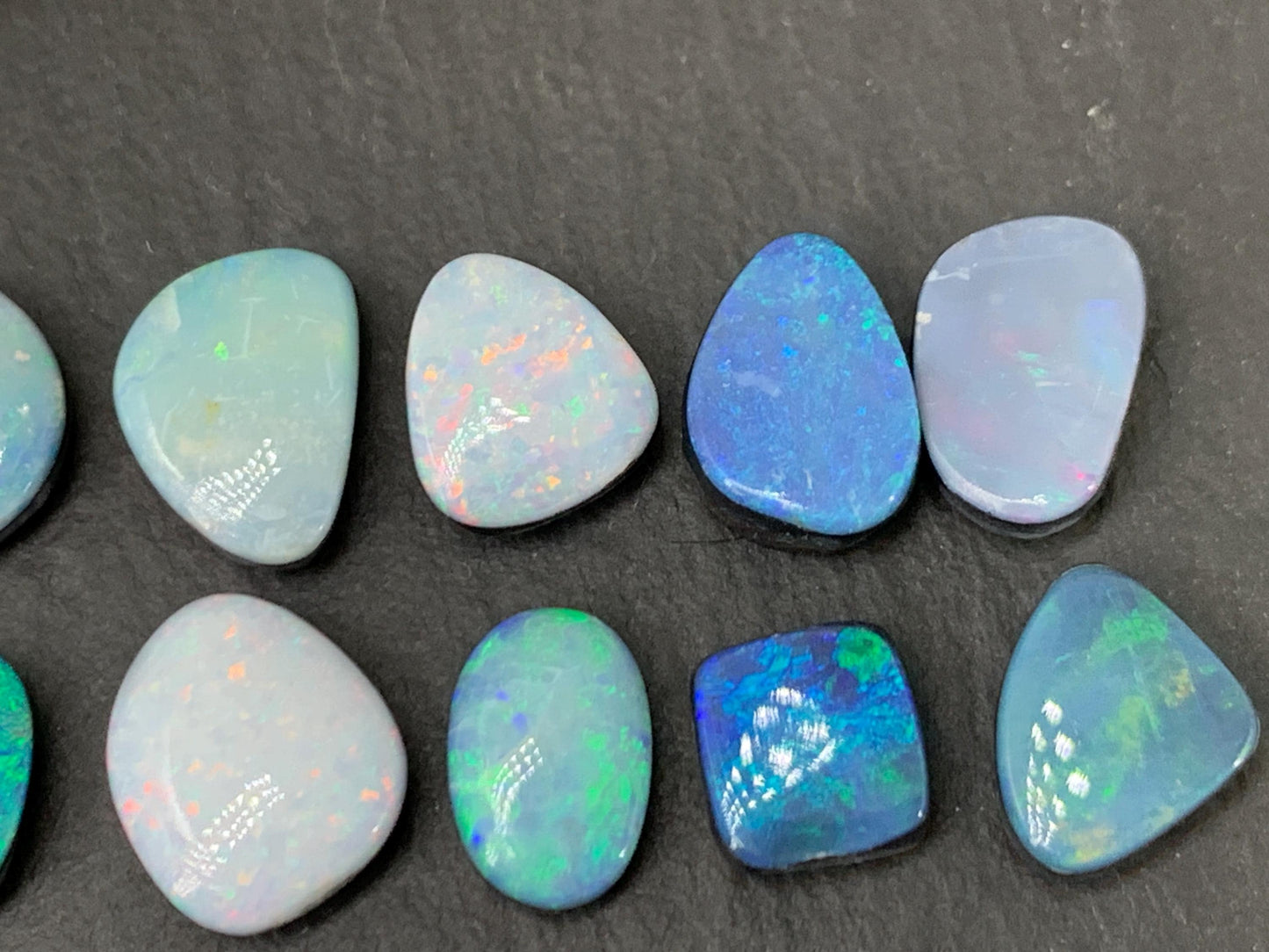Australian Opal Doublet Free Form Cabochon 7-12mm – Colorful Gemstone Piece