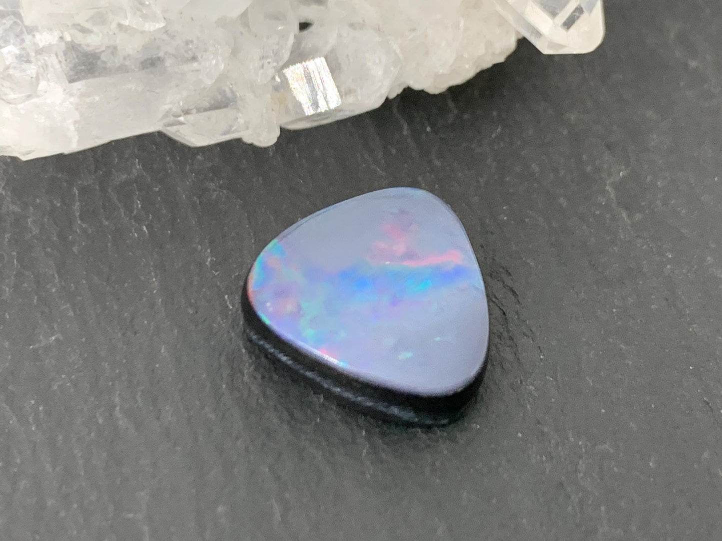 Australian Opal doublet 11.5x12x4mm cabochon