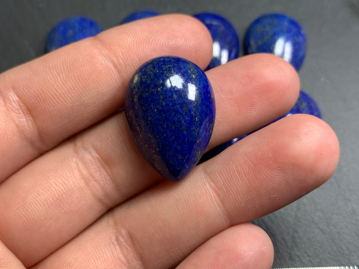 Lapis Lazuli pear 18x25mm cabochon