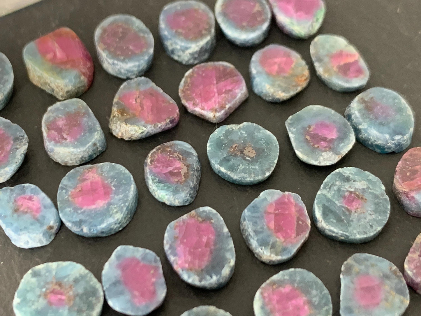Watermelon Ruby 7mm long slice