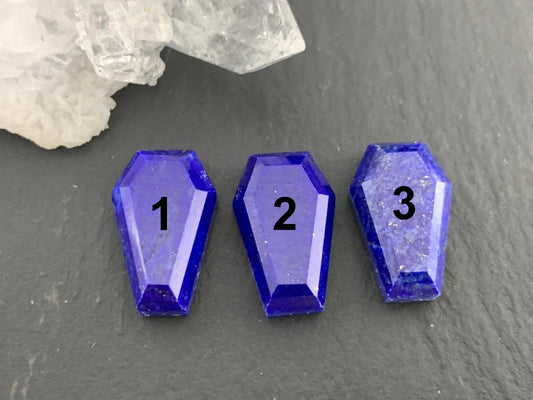 Lapis Lazuli coffin 10x16mm cabochon
