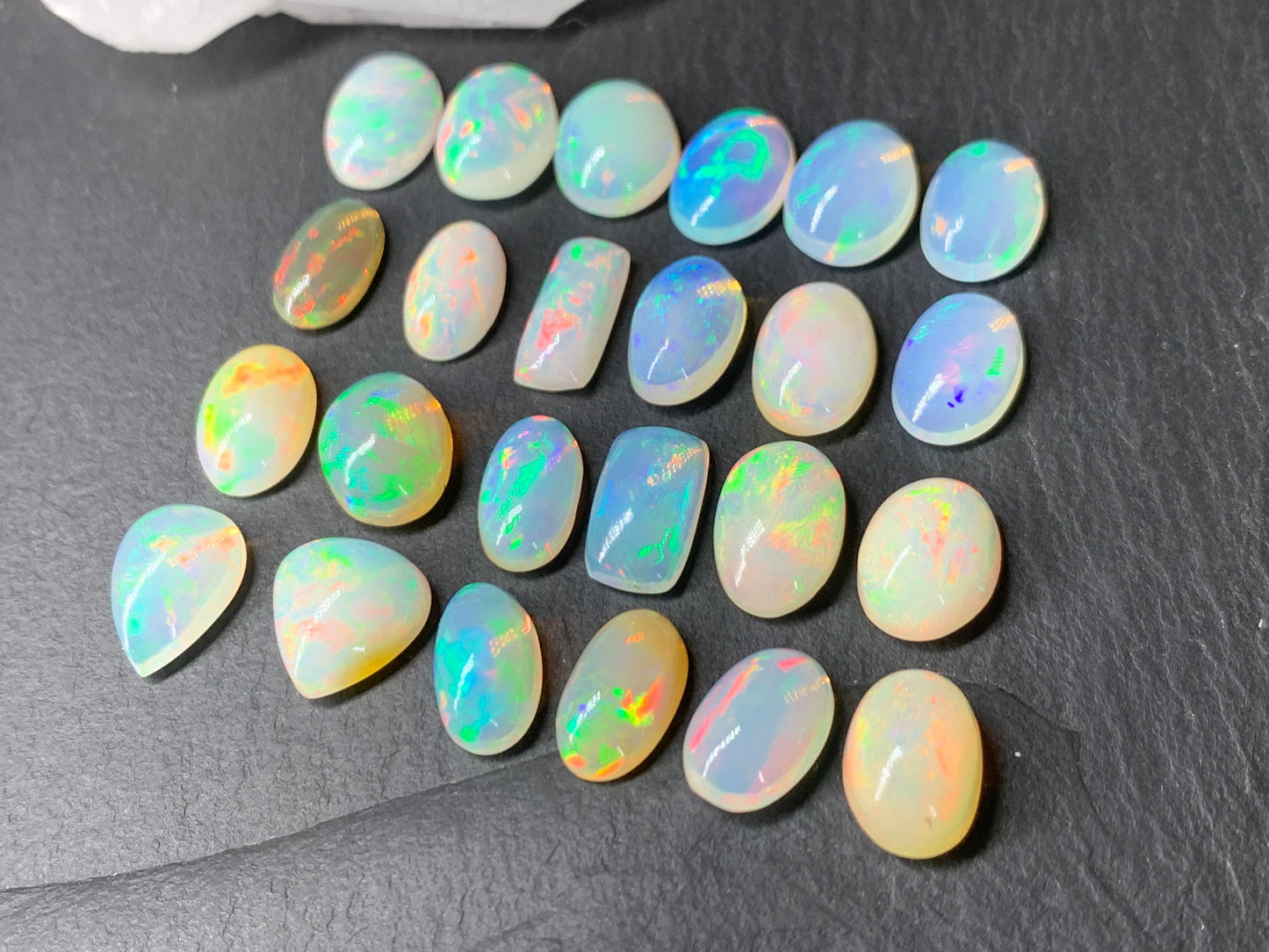 Ethiopian Opal 11mm long cabochon