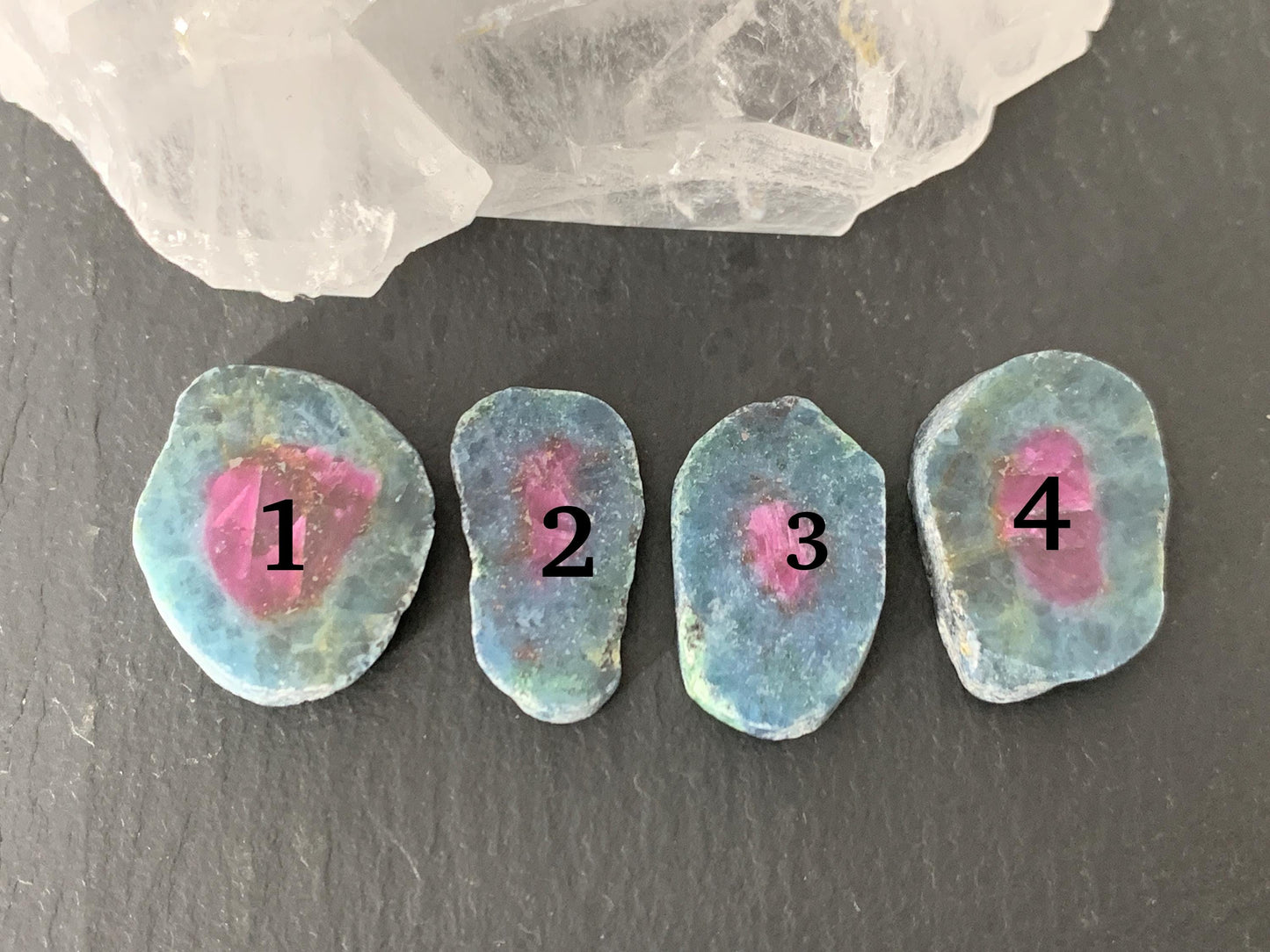 Watermelon Ruby 18mm long slice