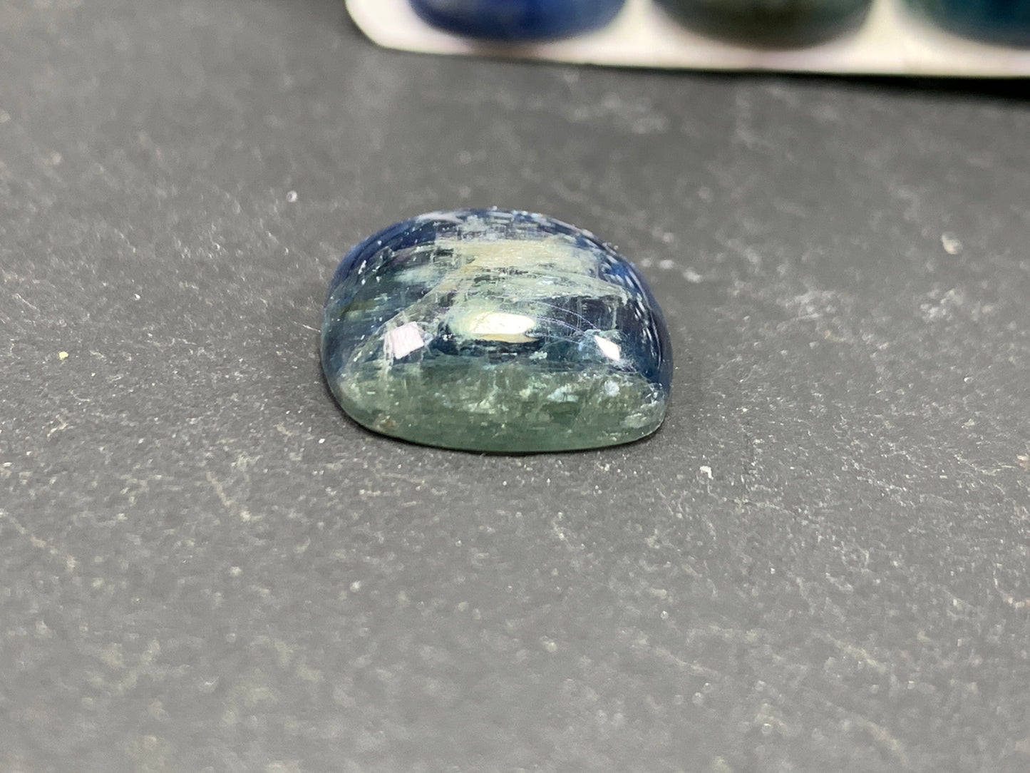 Kyanite square cushion 15mm cabochon - Calibrated cabochons