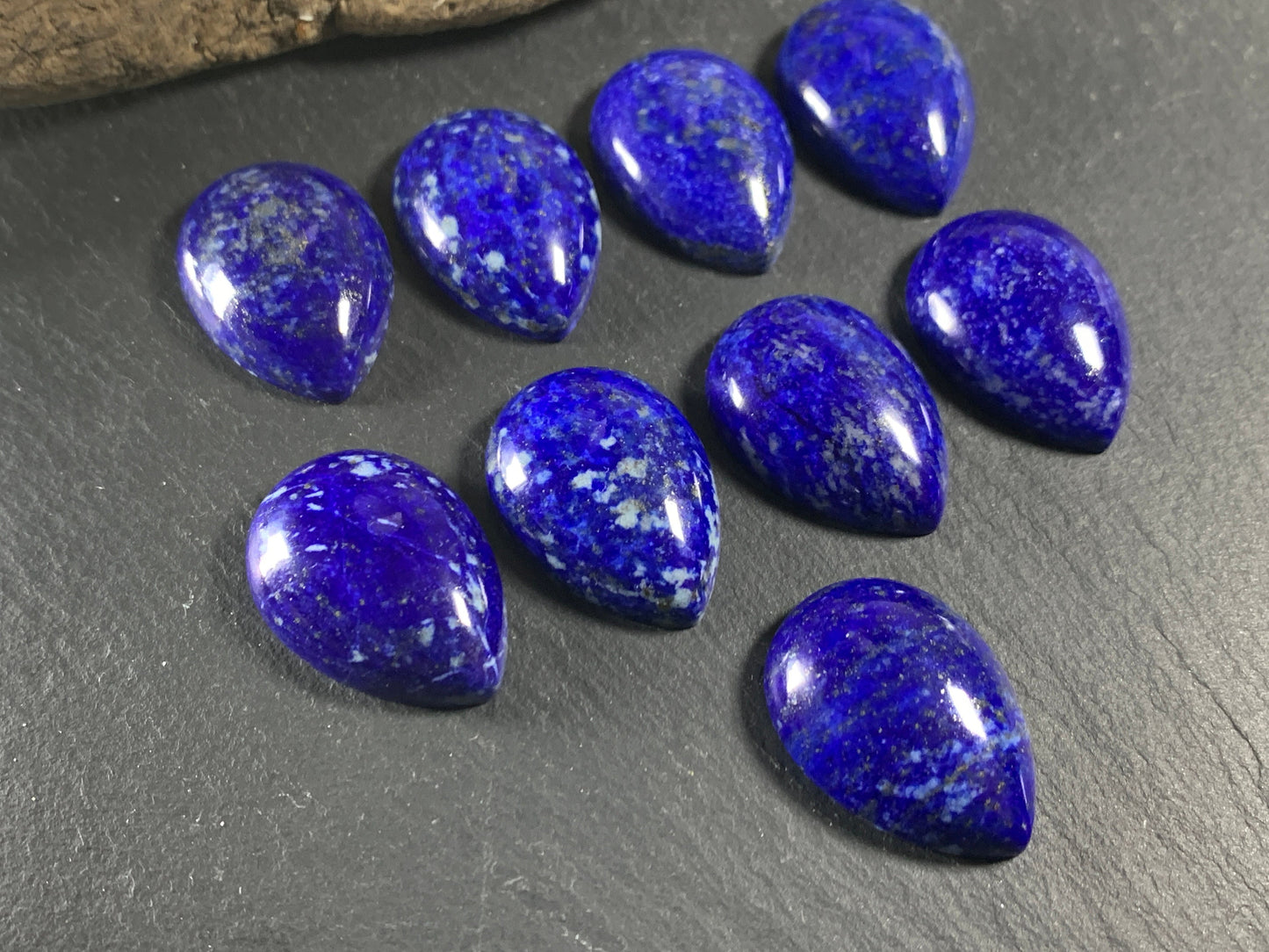 Lapis Lazuli pear 18x25mm cabochon - Calibrated cabochons