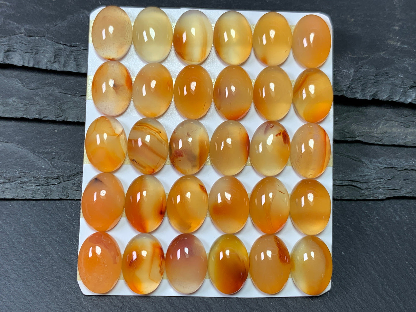 carnelian cabochon 10x14mm