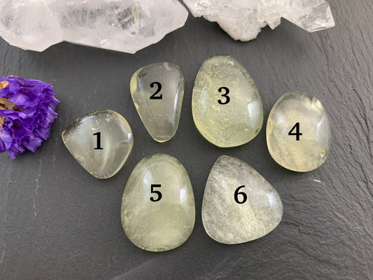 Libyan Desert Glass 18-28mm long cabochon