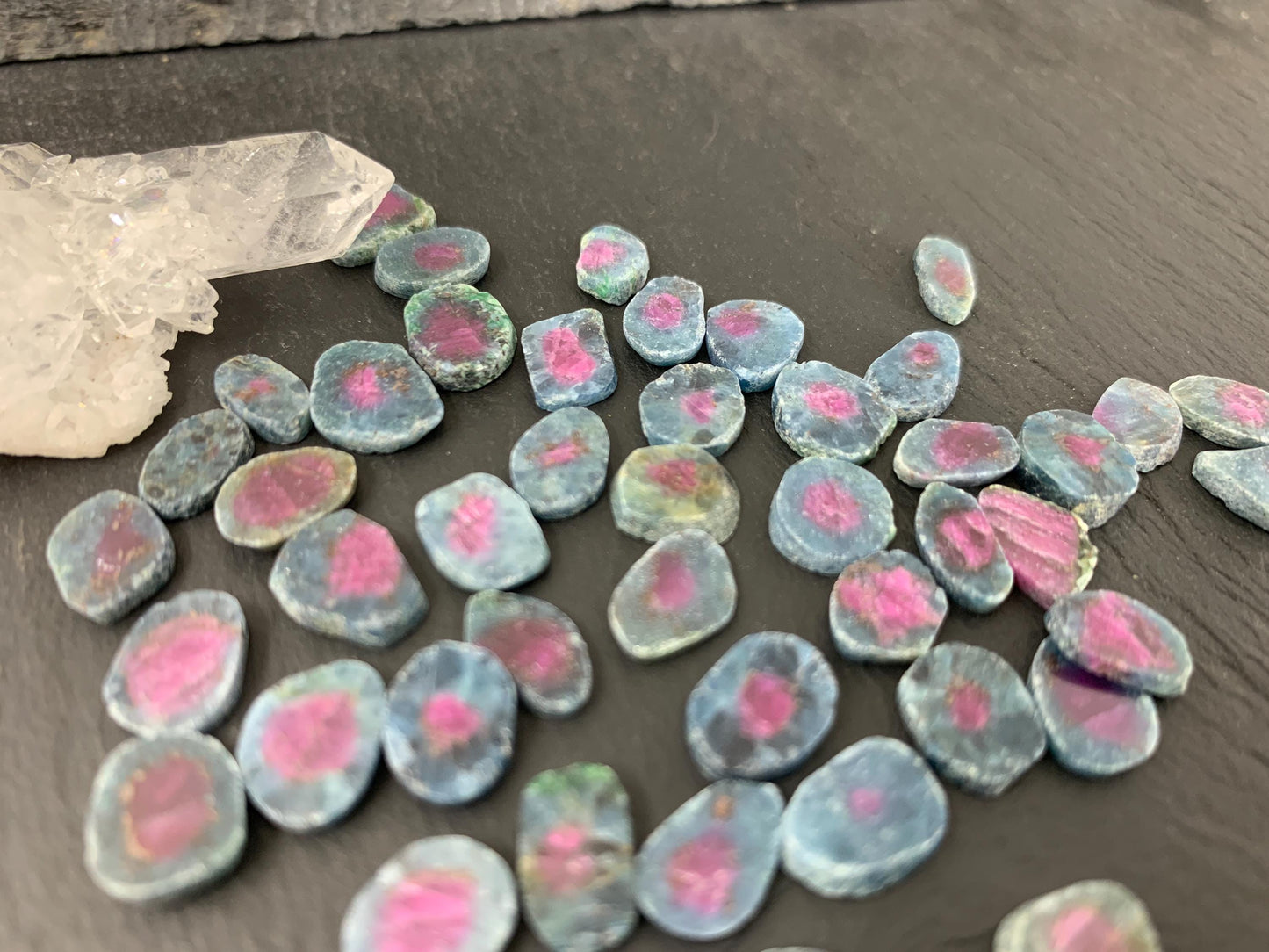Watermelon Ruby 9mm long slice