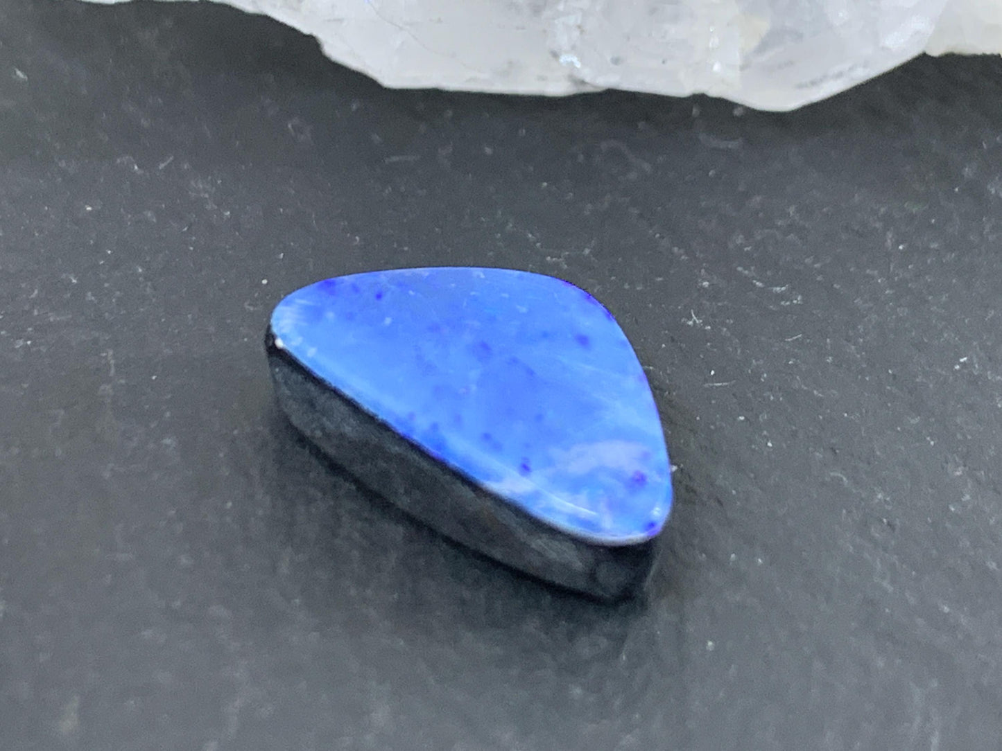 Australian Opal Doublet 8x12x4mm Cabochon - Natural Free Form Gemstone