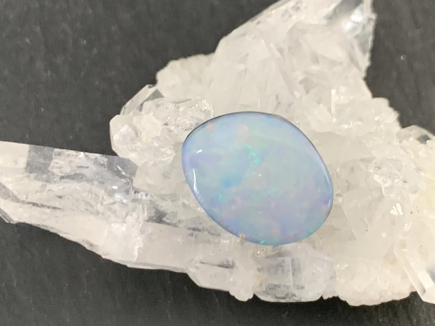Australian Opal doublet 10x13x5mm cabochon