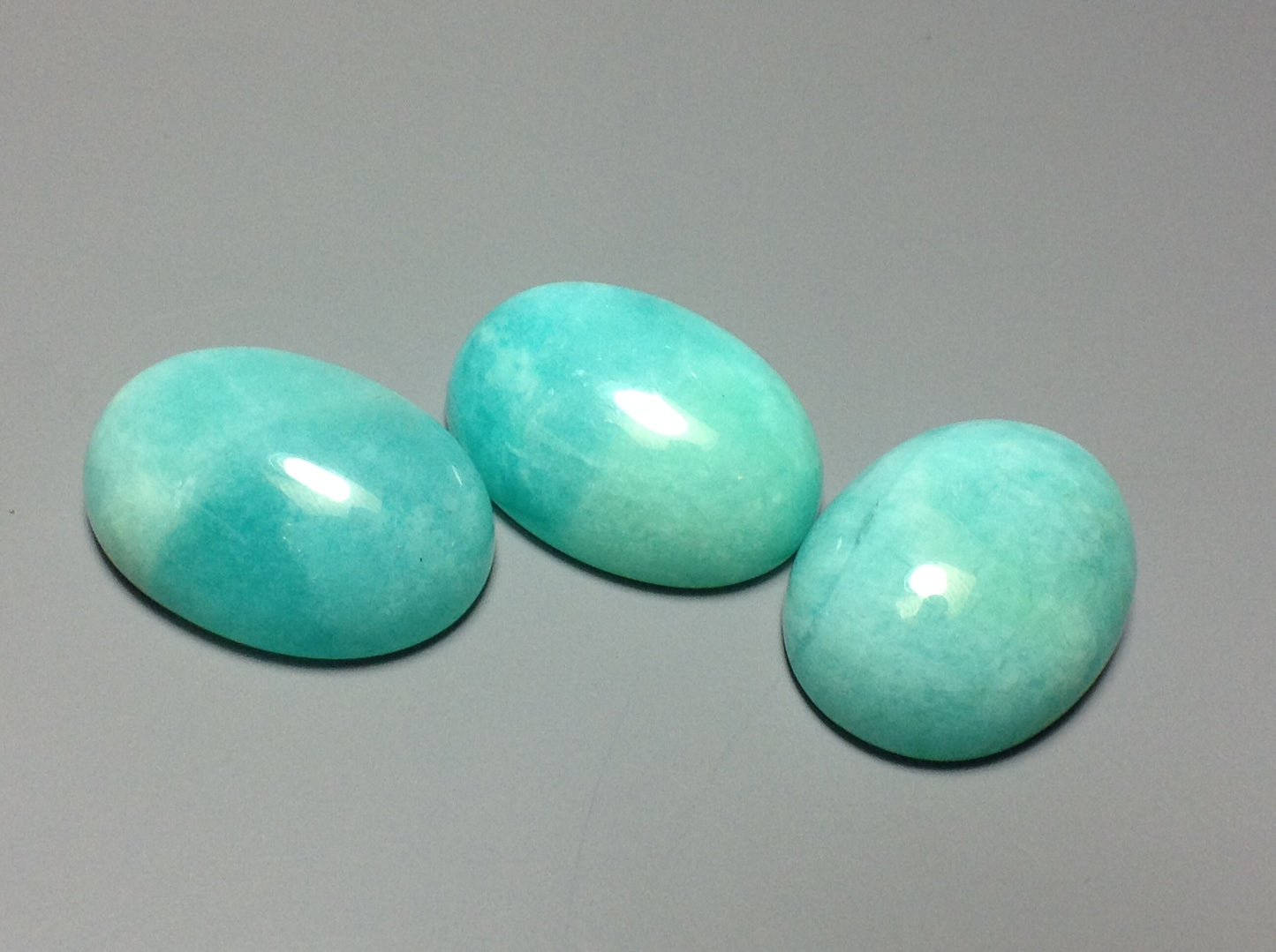Amazonite oval 15x20mm cabochon - Calibrated cabochons