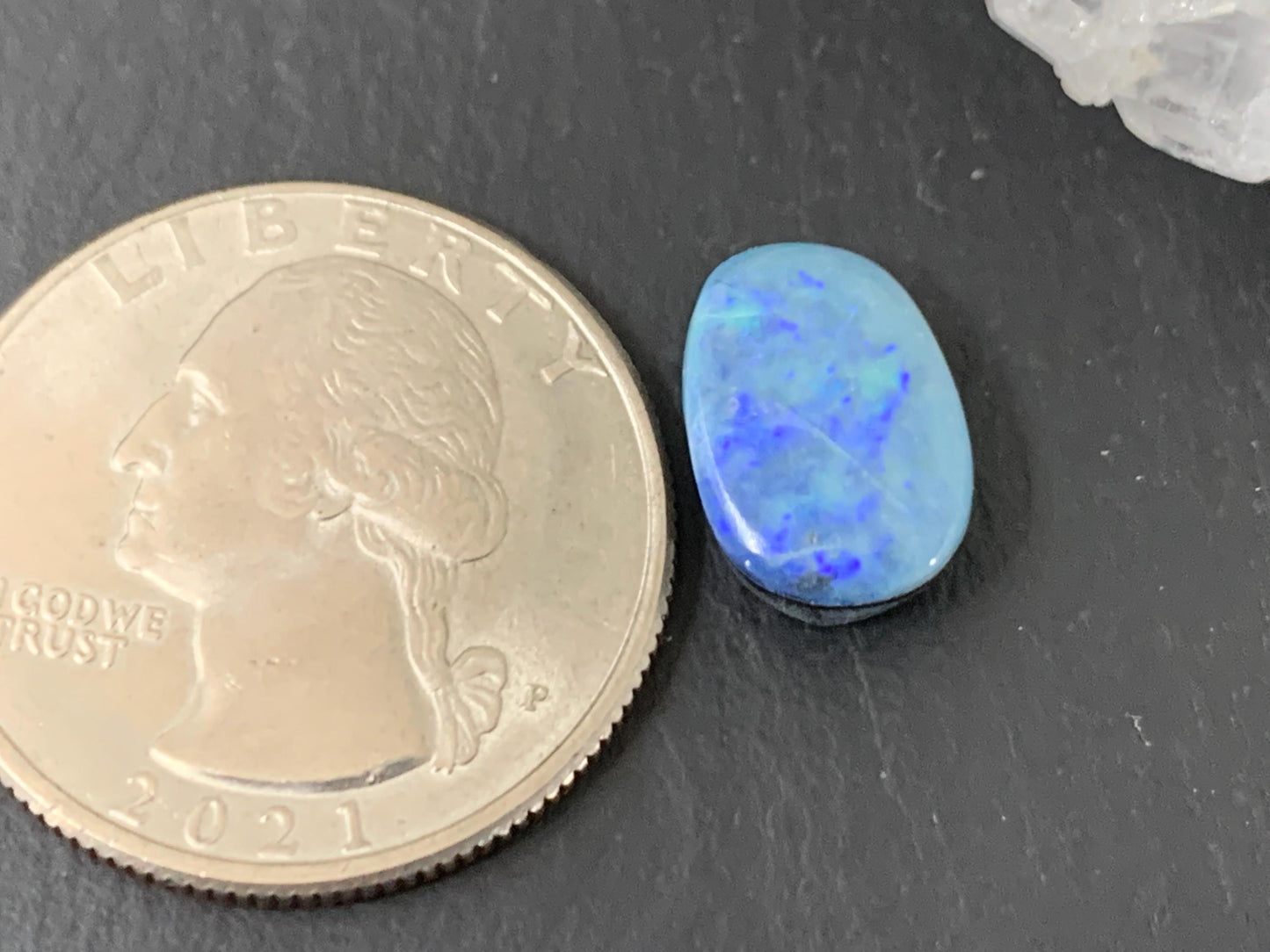 Australian Opal Doublet 8x12x5mm Free Form Cabochon - Natural Gemstone