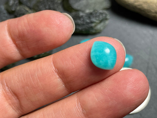 Amazonite marquise cabochon 8x10mm - Calibrated cabochons