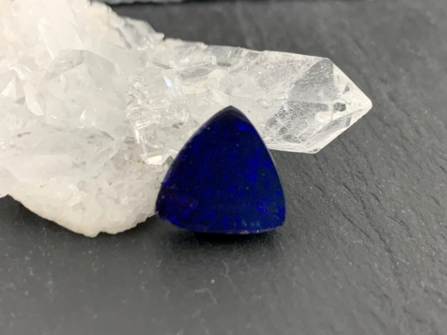 Australian Opal doublet 11x12x3.5mm cabochon