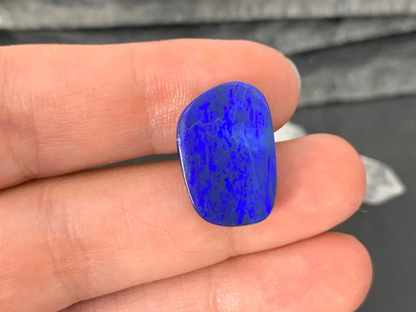 Australian Opal doublet 13x19x4mm cabochon