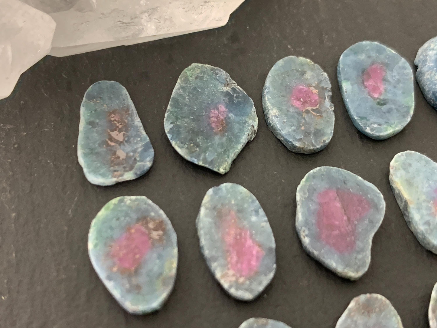 Watermelon Ruby 12mm long slice