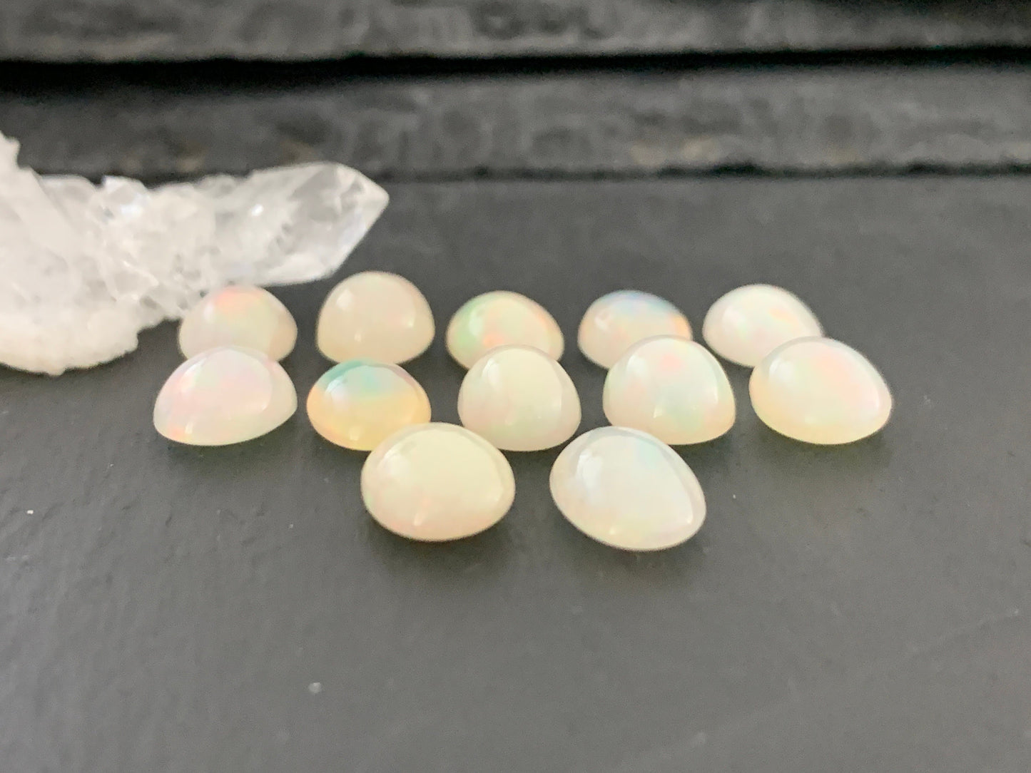 Ethiopian Opal 10-12mm long cabochon