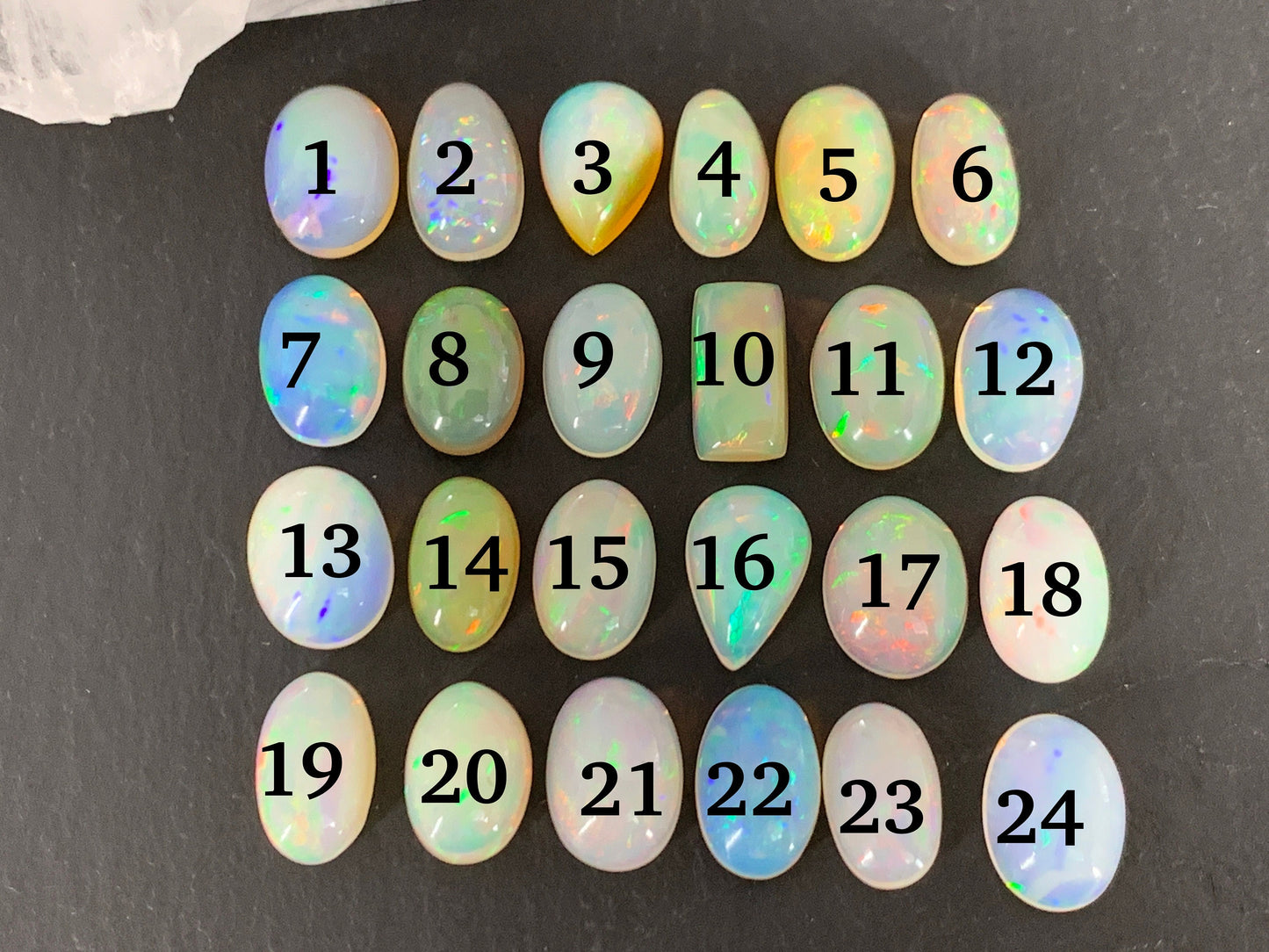 Ethiopian Opal 11mm long cabochon