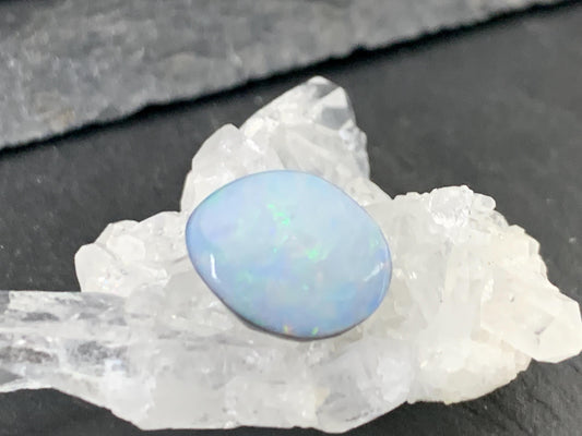 Australian Opal doublet 10x13x5mm cabochon