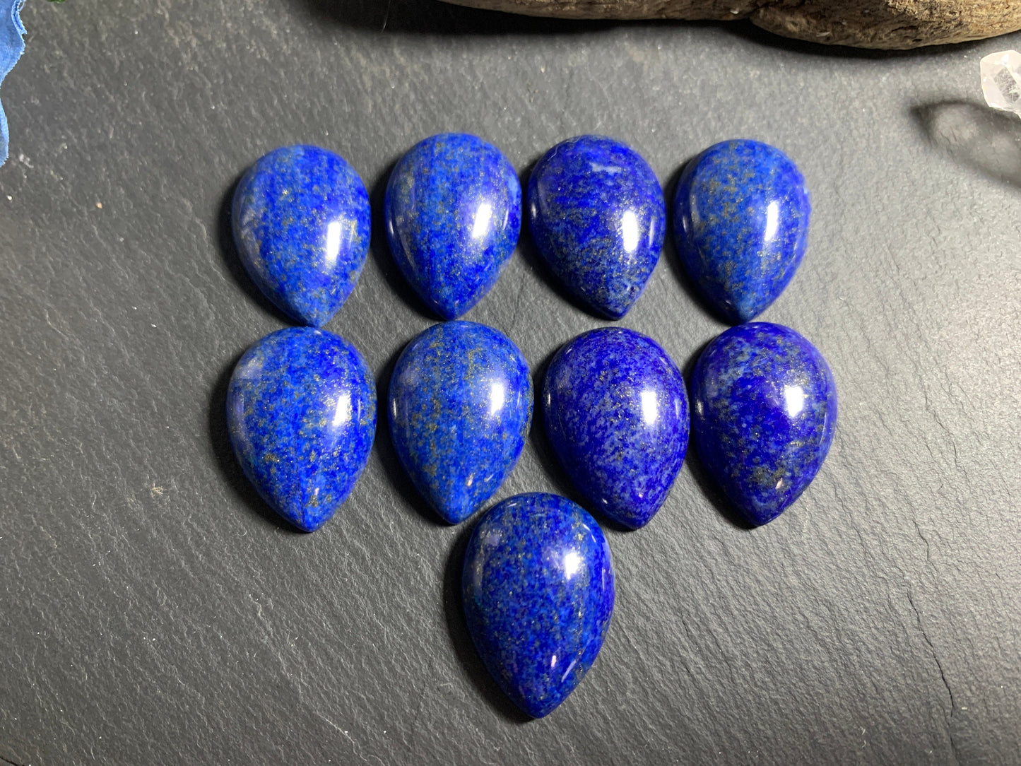 Lapis Lazuli pear 18x25mm cabochon