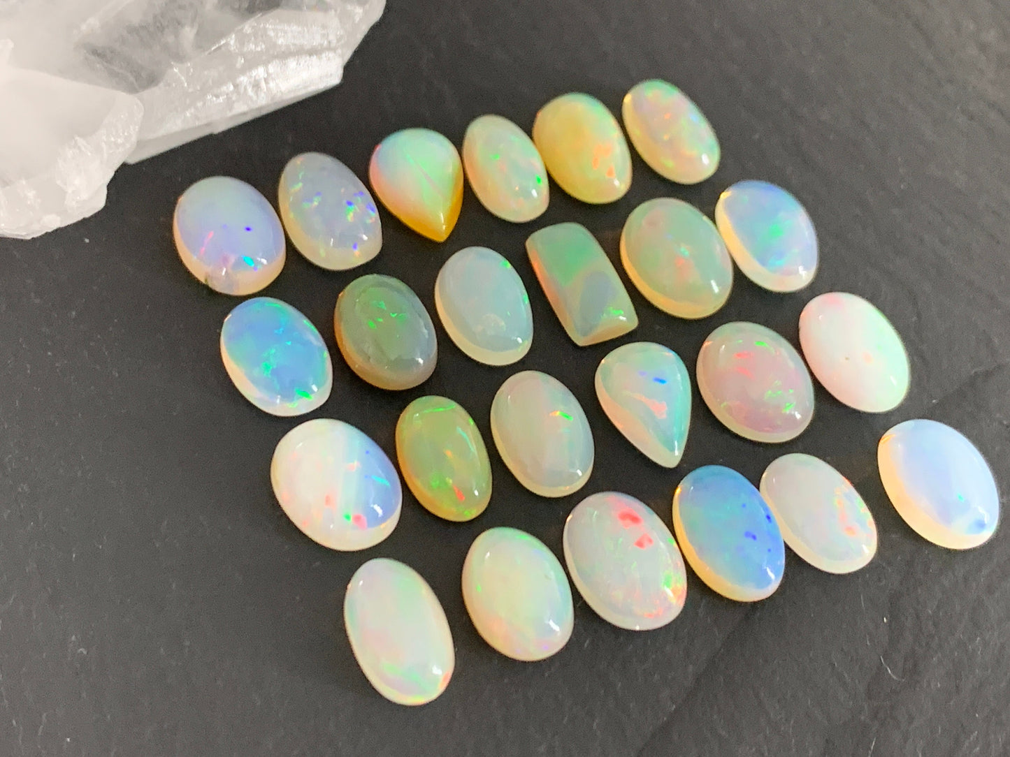 Ethiopian Opal 11mm long cabochon