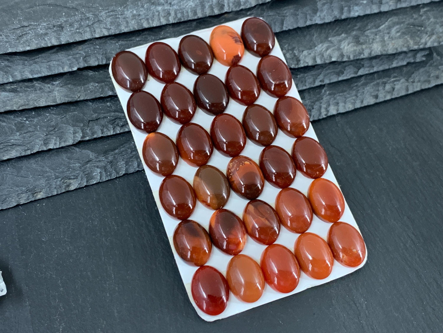 Mexican Opal oval 12x16mm cabochon - Calibrated cabochons