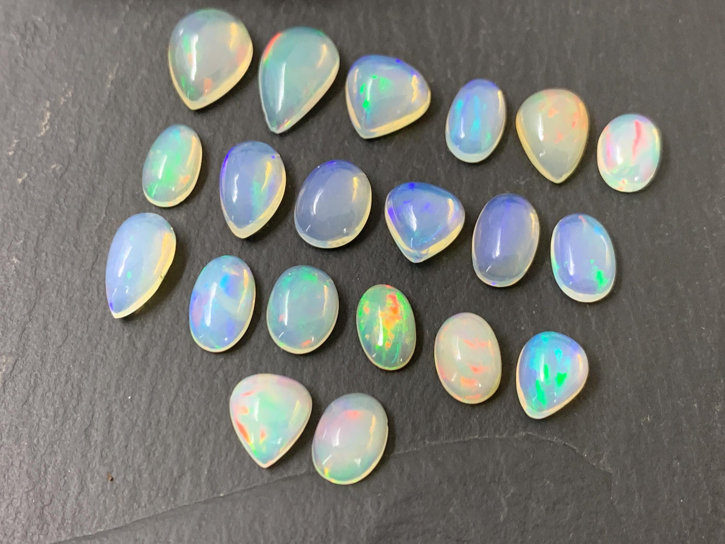 Ethiopian Opal 9-12mm long cabochon