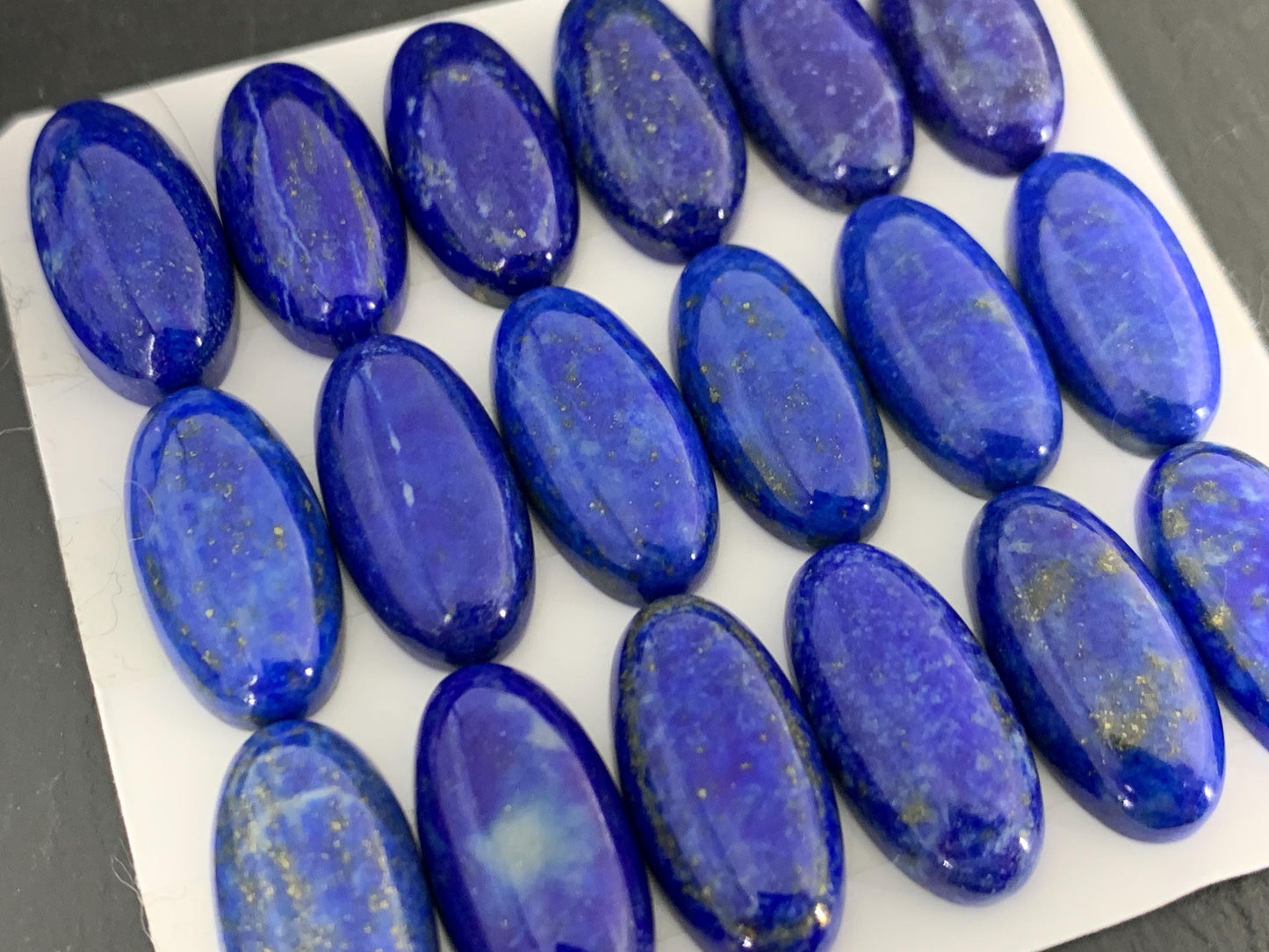 Lapis Lazuli oval 10x20mm cabochon - Calibrated cabochons