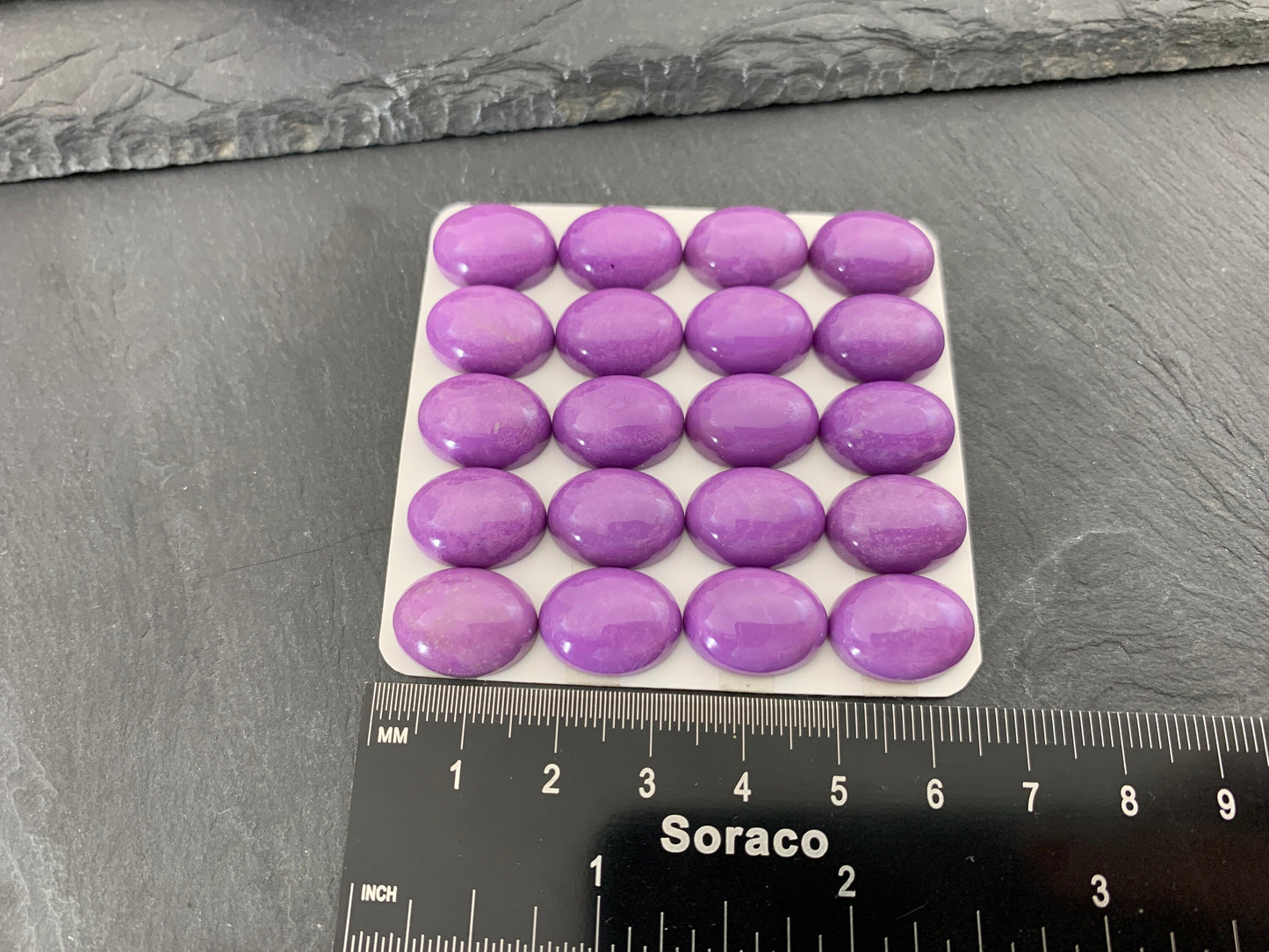 Natural Phosphosiderite Cabochon: Calibrated Oval, 12x16mm