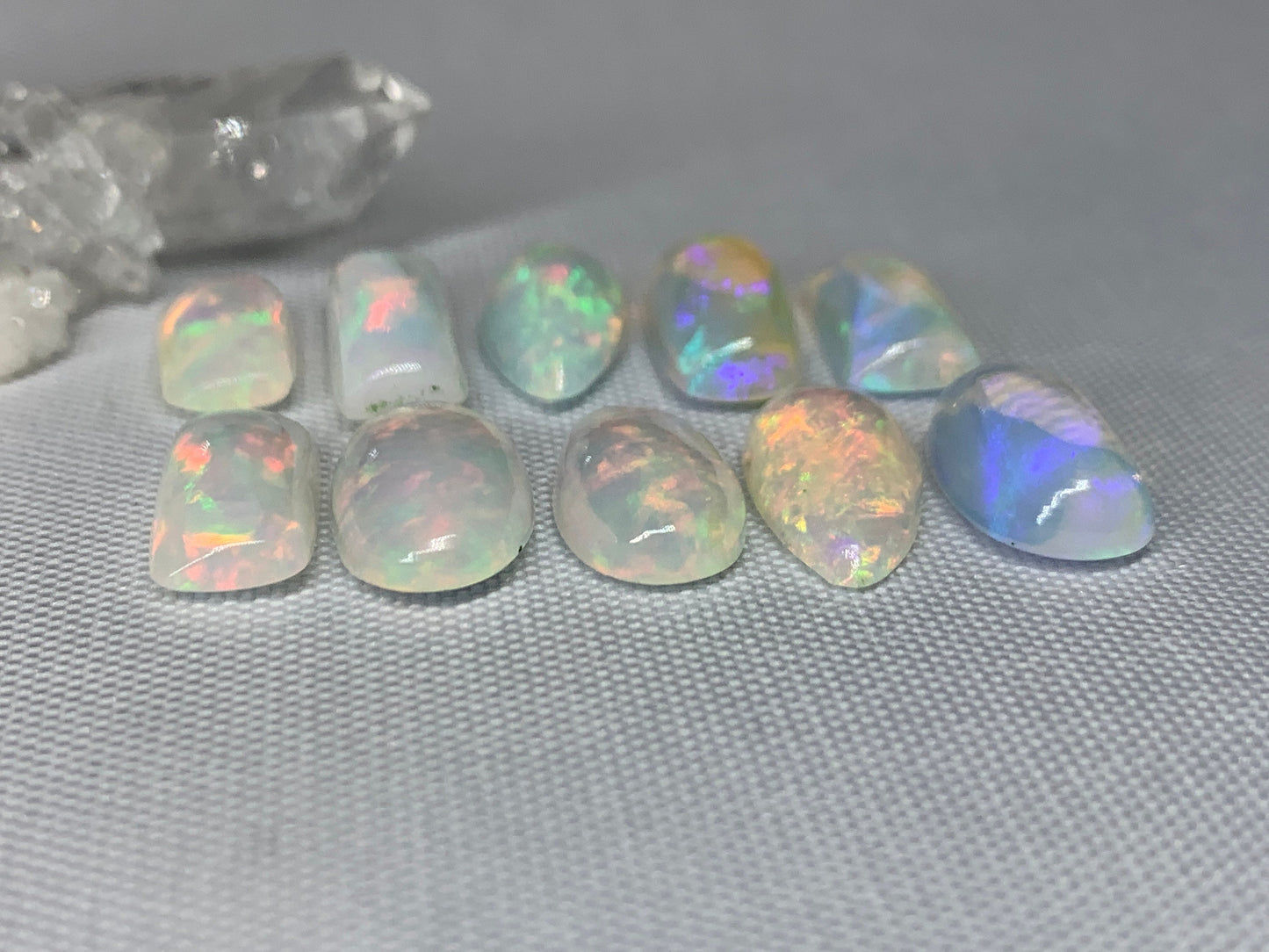 Ethiopian Opal 12-14mm long cabochon