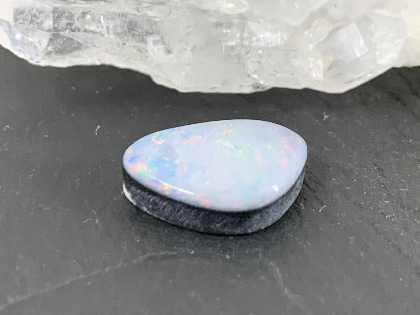 Australian Opal Doublet 9x13x4mm Free Form Cabochon - Natural Gemstone