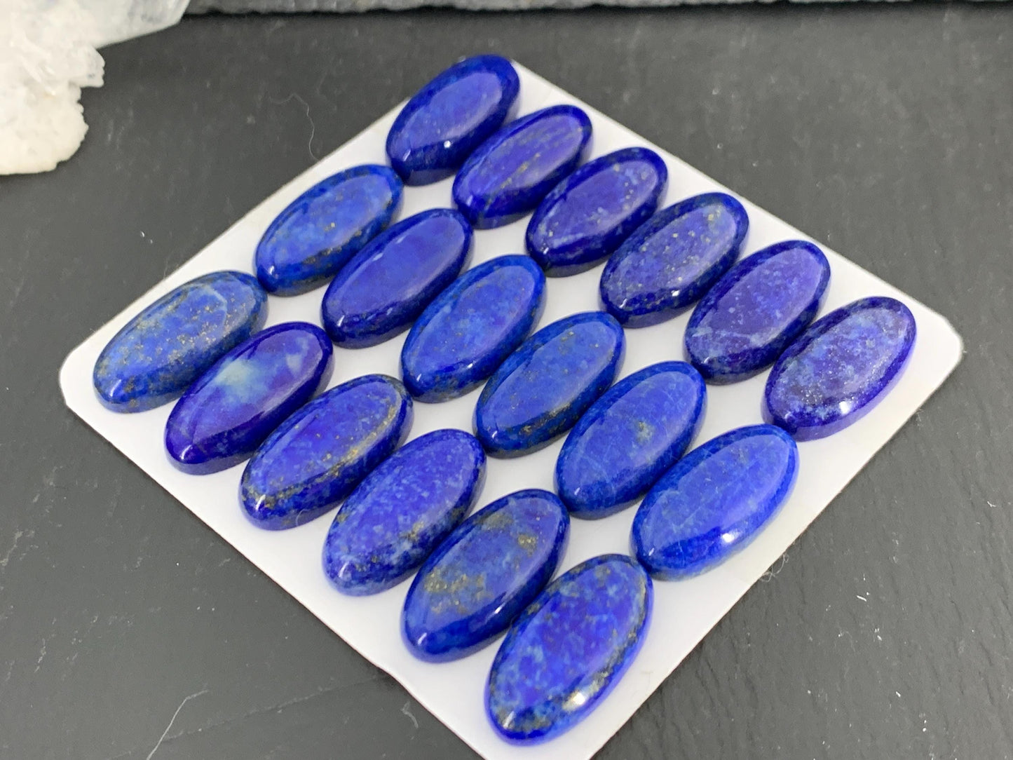 Lapis Lazuli oval 10x20mm cabochon - Calibrated cabochons