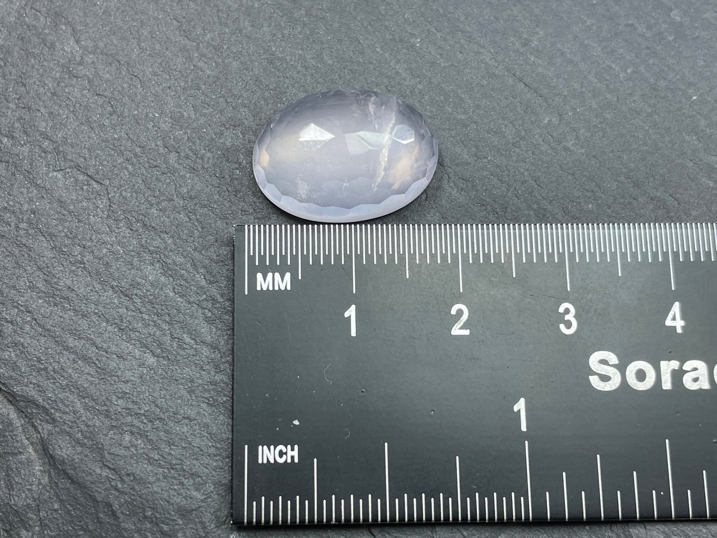 Faceted Rose Quartz oval 13x18mm Cabochon- Calibrated cabochons