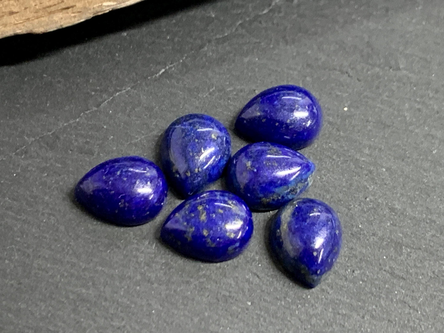 Lapis Lazuli pear 8x10mm cabochon - Calibrated cabochons
