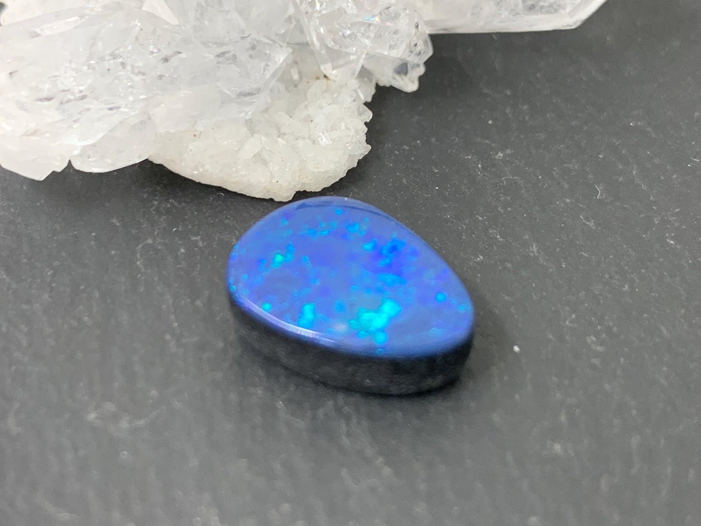 Australian Opal doublet 10x13x4.5mm cabochon