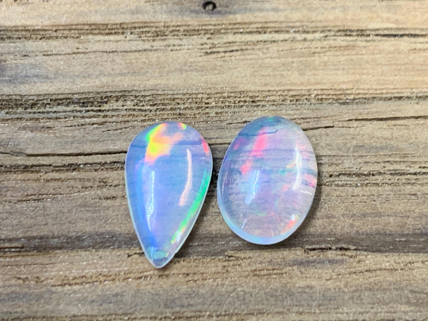 Ethiopian Opal 10-12mm long cabochon