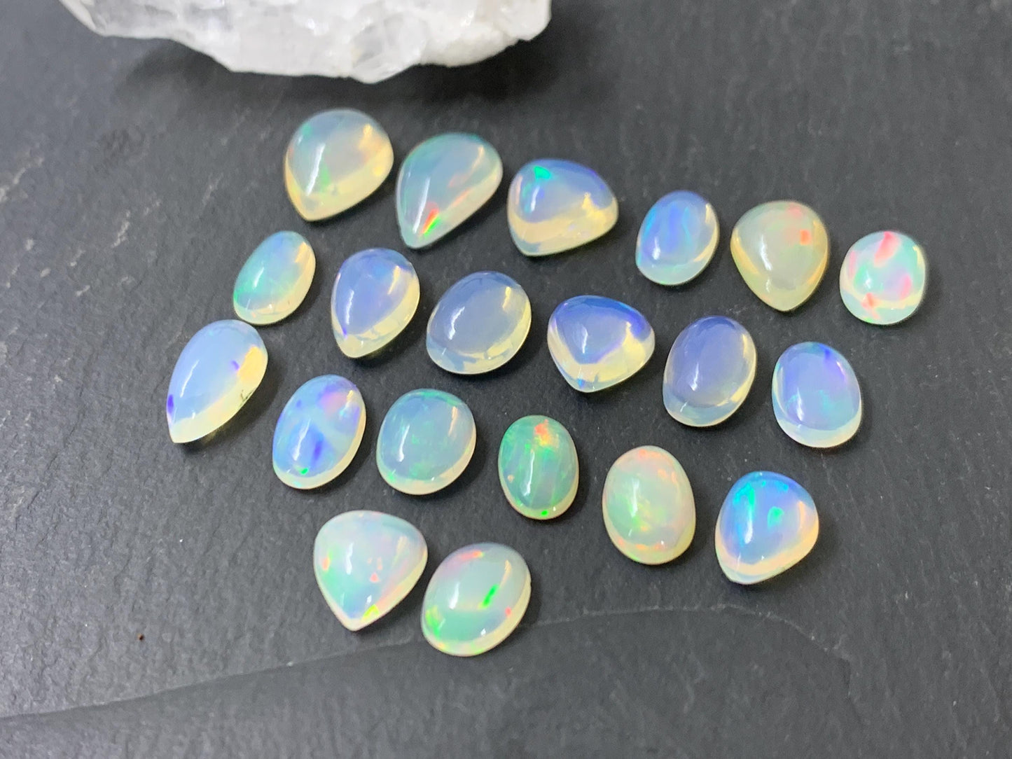 Ethiopian Opal 9-12mm long cabochon
