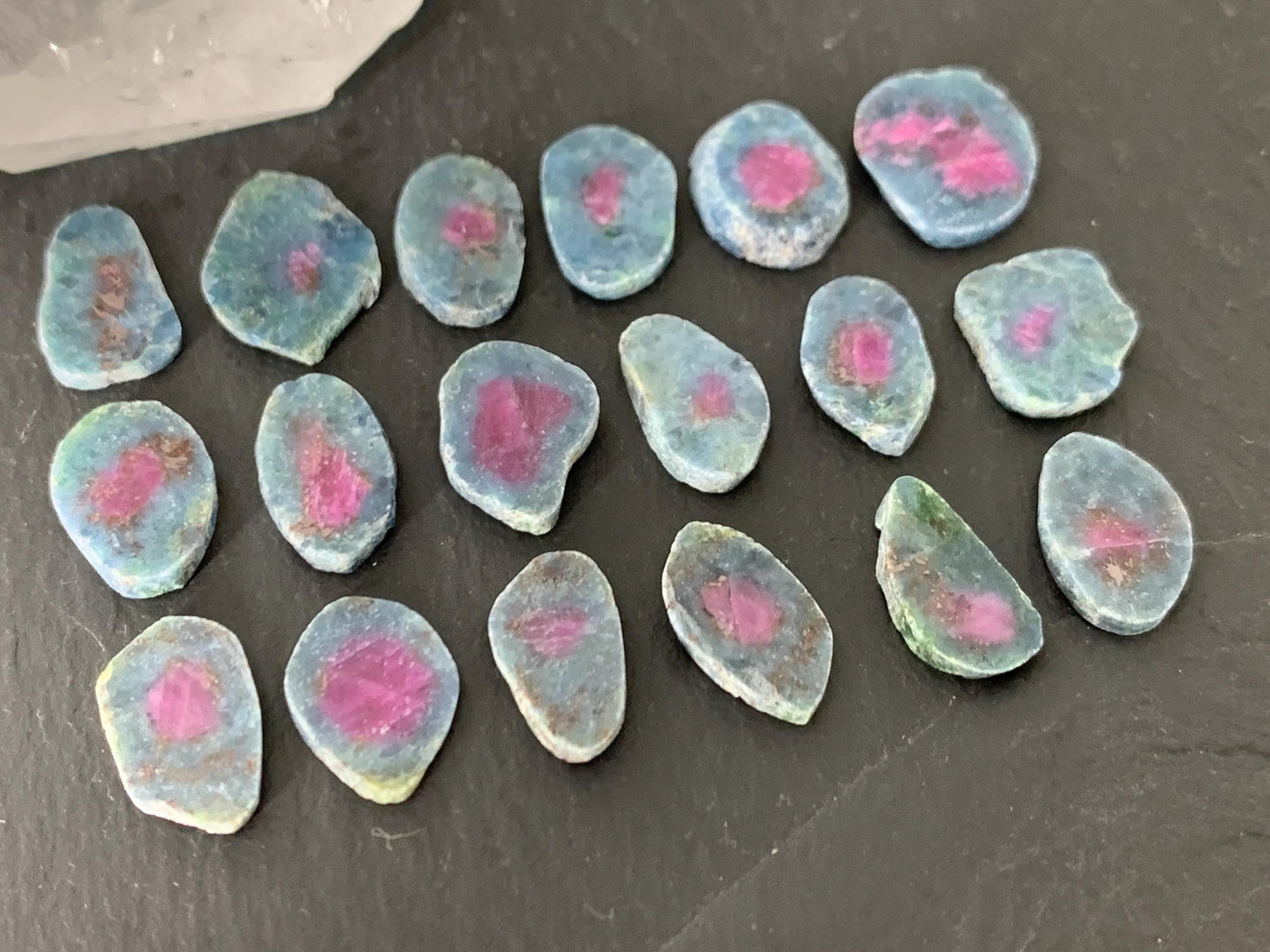 Watermelon Ruby 12mm long slice